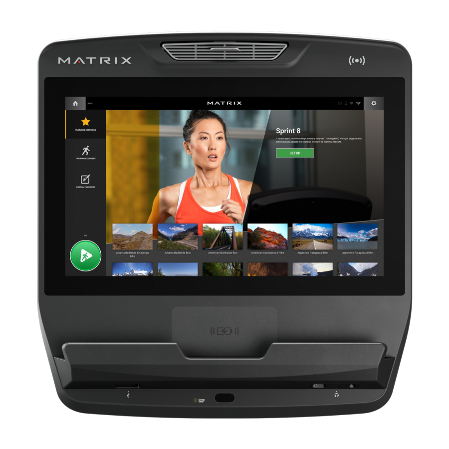 Эллиптический тренажер MATRIX Lifestyle с консолью Touch Base